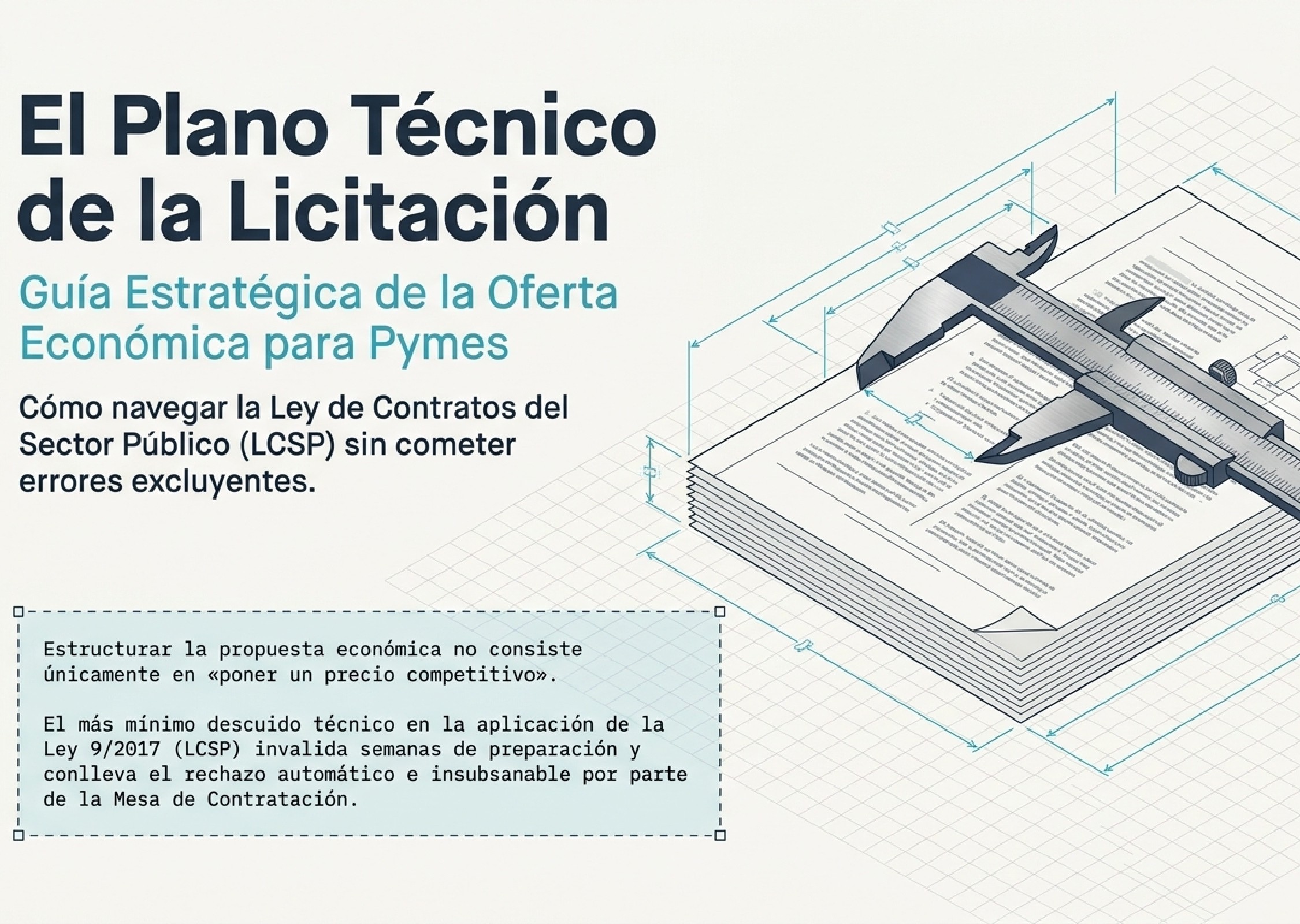 Cómo estructurar la oferta económica en una licitación sin cometer errores
