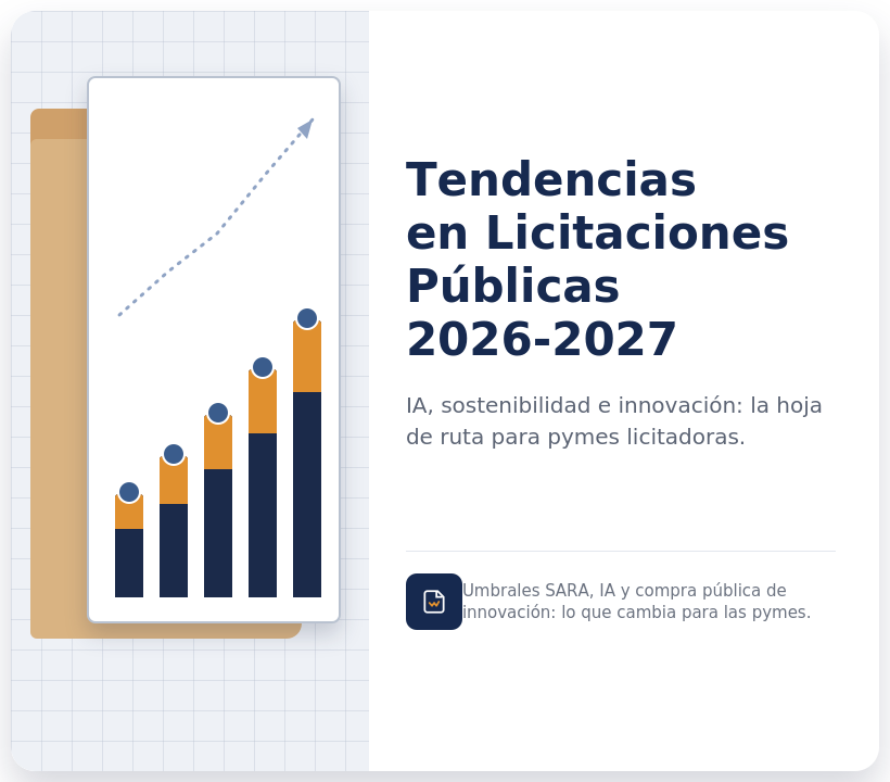 Tendencias en Licitaciones Públicas 2026-2027. IA, sostenibilidad y digitalización